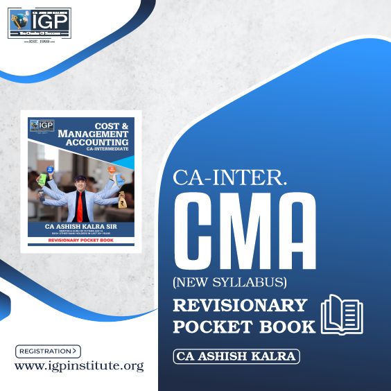 CA Inter - CMA Pocket Book-CA-INTER-Cost Management Accounting (CMA) - CA Ashish Kalra